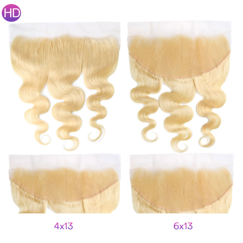 Stema 613 Blonde 13x4 13x6 HD Lace Frontal Body Wave Virgin Hair